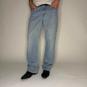 vintage 2000s flared lightwash lee y2k bootcut jeans